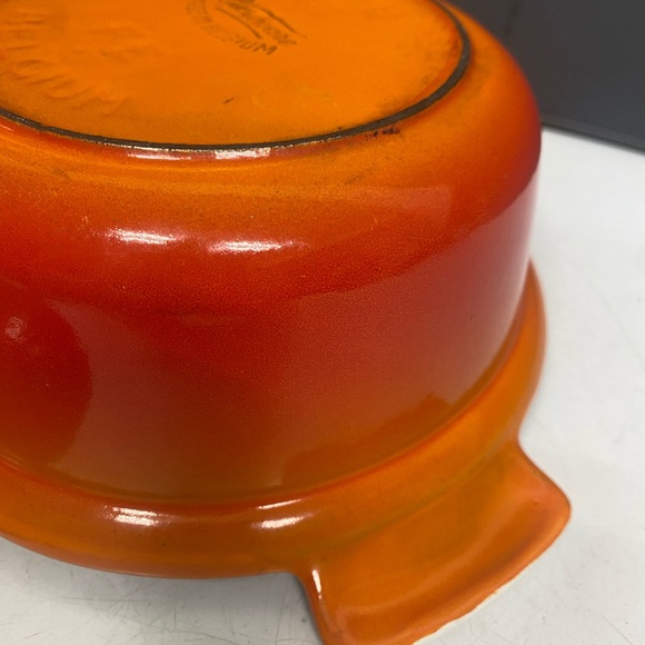 Descoware 17-A 16 FE Flame Orange Covered Casserole Pan Made inBelgium - Picture 14 of 16